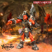 Memory Toys Figura de acción de Molork, cazador de recompensas, manos sangrientas 