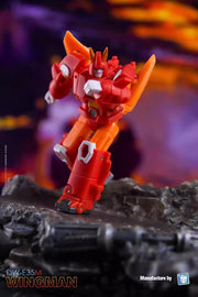 Dr.Wu DW-E34G Golden Beetle Goldbug &amp; DW-E35M Wingman Cyclonus Shattered Glass Version 2er-Set