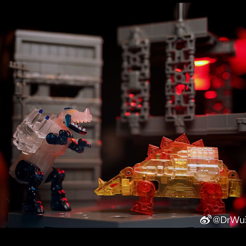 Dr.Wu &amp; Mechanic Studio DW-E61T Brutality Slugfest &amp; DW-E62T Slaughter Overkill Transparente Version 2er-Set