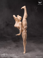 Whale Works 1/12 WW01-A Super Articulated Female Figure Aria White Skin