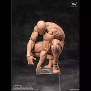 Whale Works 1/12 WW03B Super Articulated Male Body Ash Yellow Skin Version