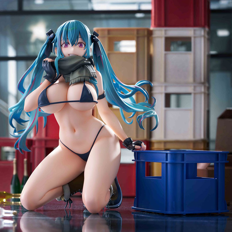 Golden Head FreeStyle Original Illustration Warehouse Aoko 1/7 Scale Limited Edition Figure