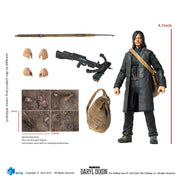 HIYA Exquisita Mini Serie 1/18 Escala 4 pulgadas The Walking Dead Daryl Dixon Daryl Figura de acción