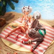 SSR Figure SSF Original Caffeine-chan x Dark Elf Dancer Summer Ver. 1/7 Figure Set of 2