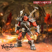 Memory Toys Figura de acción de Molork, cazador de recompensas, manos sangrientas 