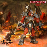 Memory Toys Figura de acción de Molork, cazador de recompensas, manos sangrientas 