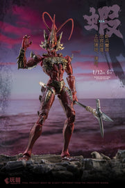 Keepgoing 1/12 Classic of Mountains and Seas Shrimp and Crab Soldiers Red Right Vanguard Lang Ge