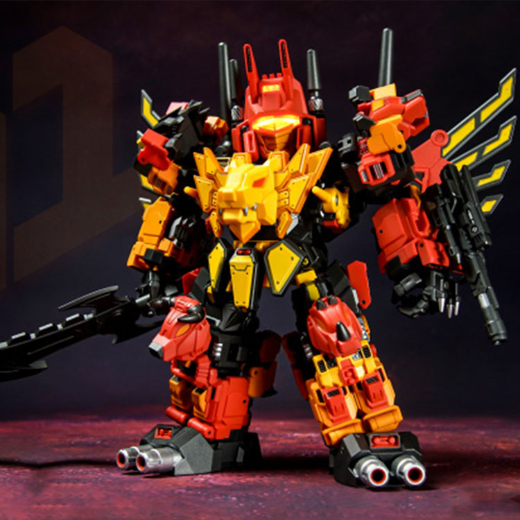 MachineCat-Toys Toy Steel Kiddy Party JGM-SKP01 Mini-Ferocy Predaking Set of 5