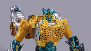 TransArt BWM-03 Metal Leopard Commander Transmetal Cheetor Versión metálica