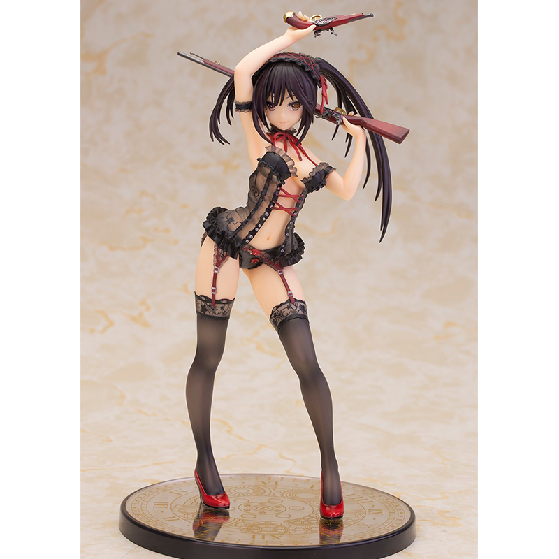 Alphamax Date A Live Kurumi Tokisaki (Black Lingerie Ver.) Figur im Maßstab 1/7 (Neuauflage)