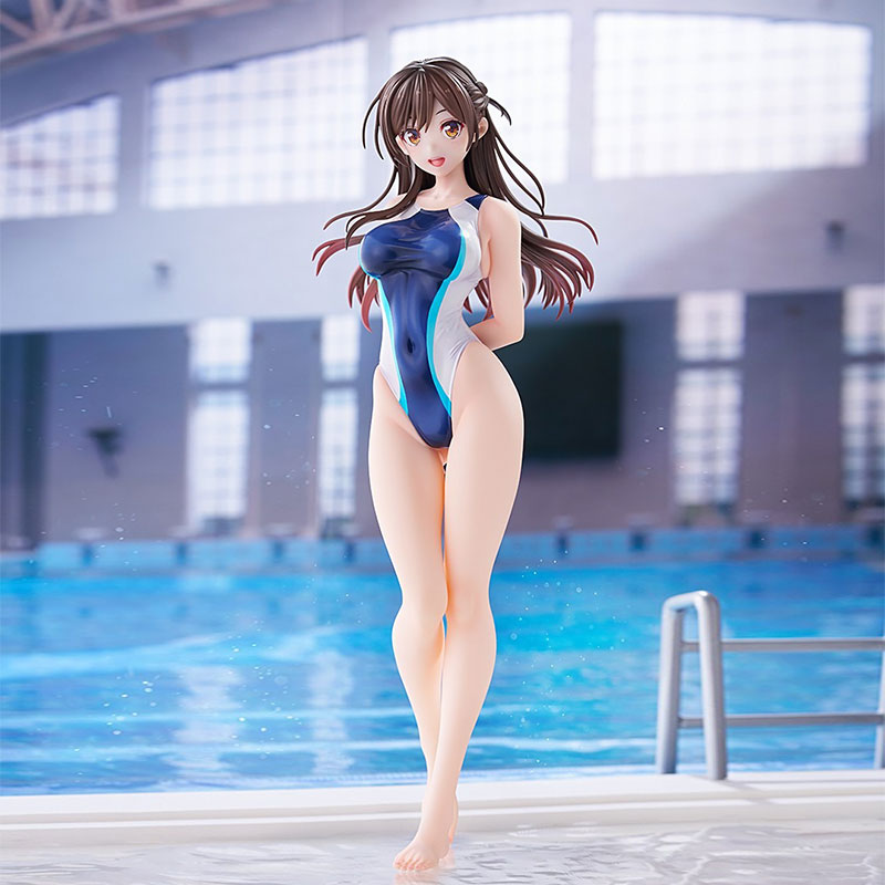 [Reserva] Figura a escala 1/7 de Chizuru Mizuhara de Amakuni Rent-A-Girlfriend (Versión Traje de baño de competición Línea Azul Claro)