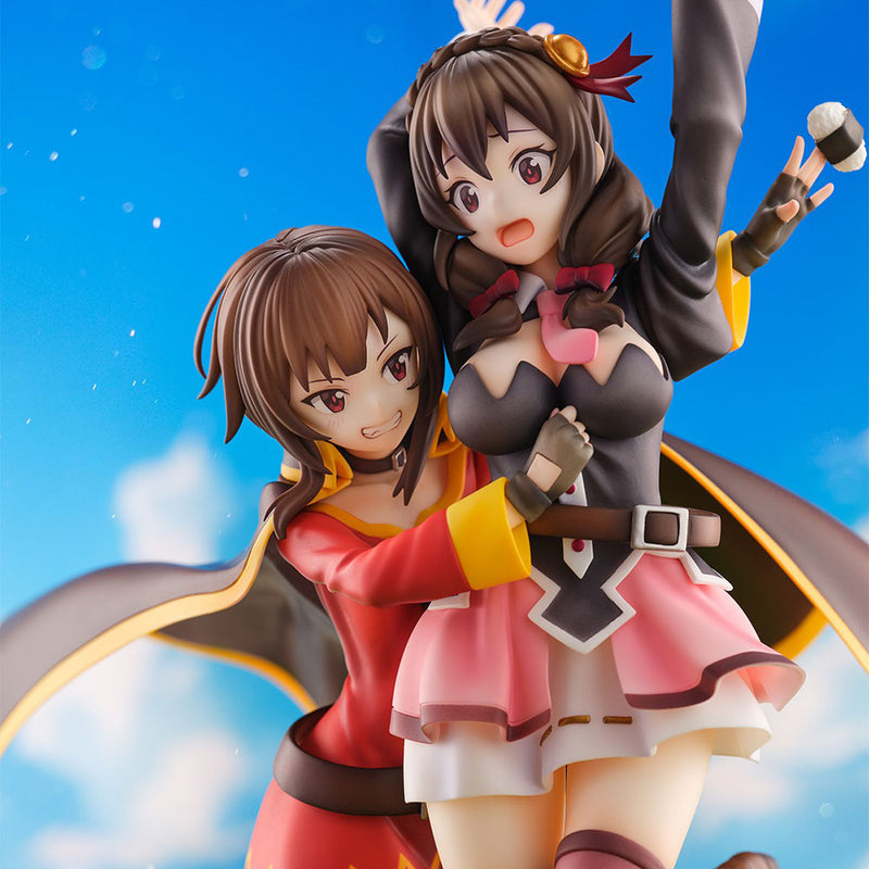 Figura SSFigure KonoSuba Megumin y Yunyun (Versión They Are Friends) Figura a escala 1/7