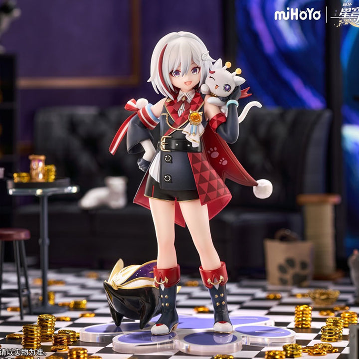 Ribose Honkai: Star Rail Rise Up+ Chibi Cat Series Topaz & Numby Figure