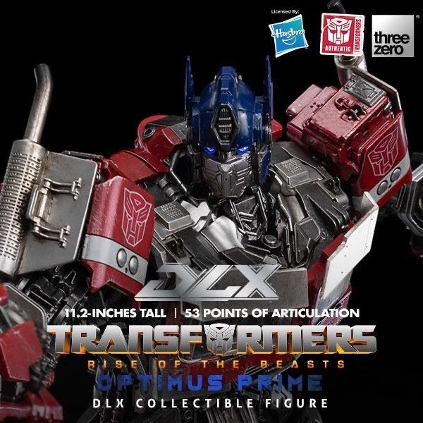 Threezero DLX Transformers Rise of the Beasts Optimus Prime