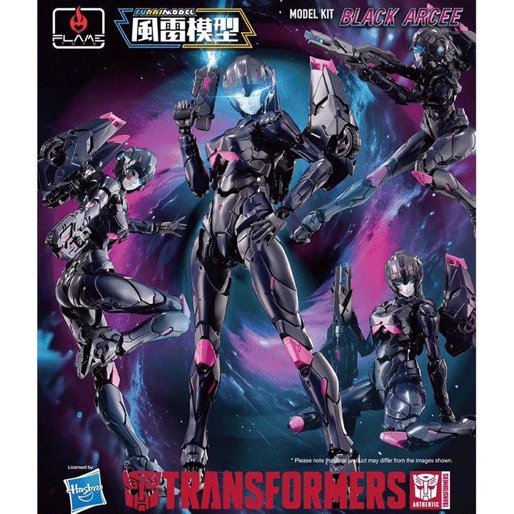 Flame Toys Transformers Furai 39 Black Arcee Model Kit