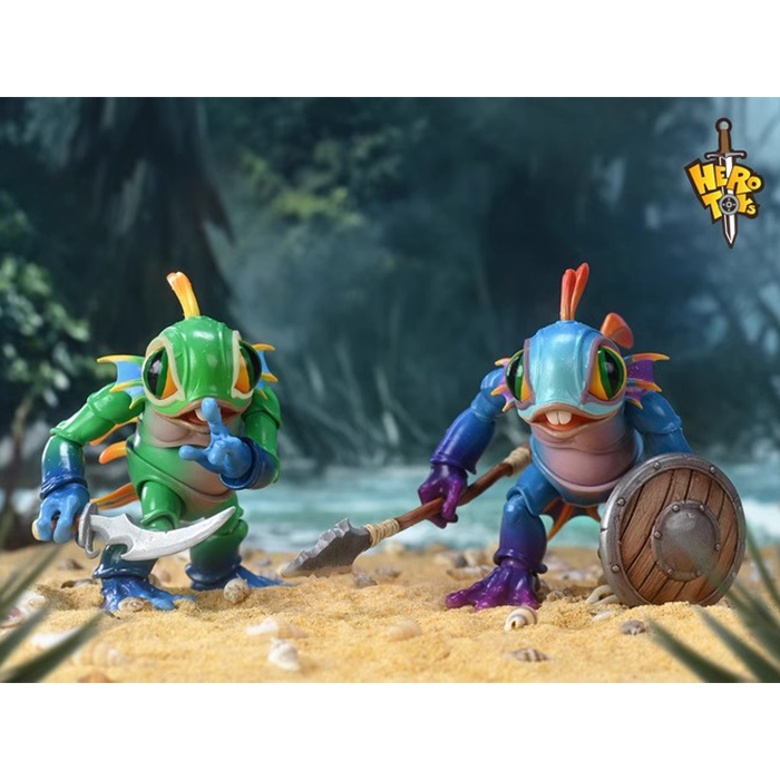 Hero Toys 1/12 Murloc Twin-fin Fin Twin Set of 2