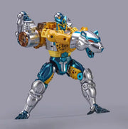 TransArt BWM-03 Metal Leopard Commander Transmetal Cheetor Versión metálica