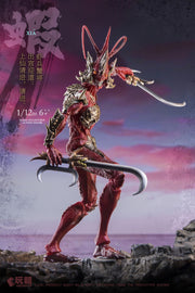 Keepgoing 1/12 Classic of Mountains and Seas Shrimp and Crab Soldiers Red Right Vanguard Lang Ge