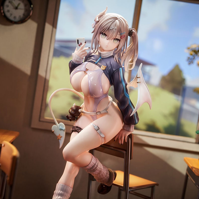 Hobby Chaton Sune Illustration Silent Gal Succubus Shinomiya Yuki 1/6 Scale Figure
