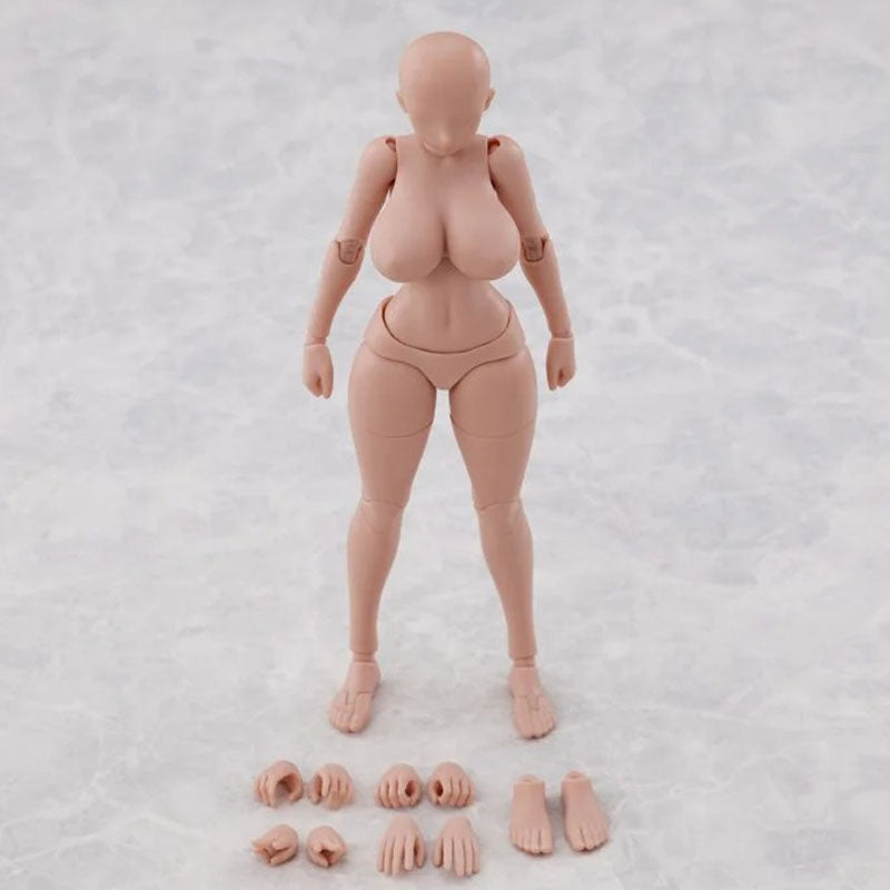 K-Toys 1/12 KT03C Japanese Anime Style Plump Female Body Black Skin Version