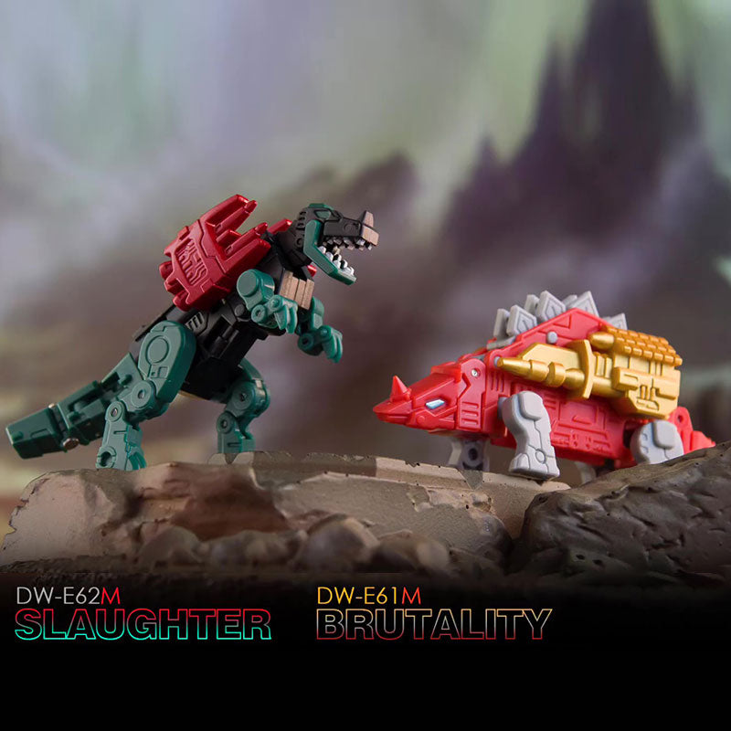 Dr.Wu &amp; Mechanic Studio DW-E61M Brutality Slugfest &amp; DW-E62M Slaughter Overkill Shattered Glass Version 2er-Set