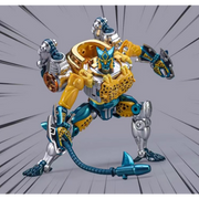 TransArt BWM-03 Metal Leopard Commander Transmetal Cheetor Versión metálica
