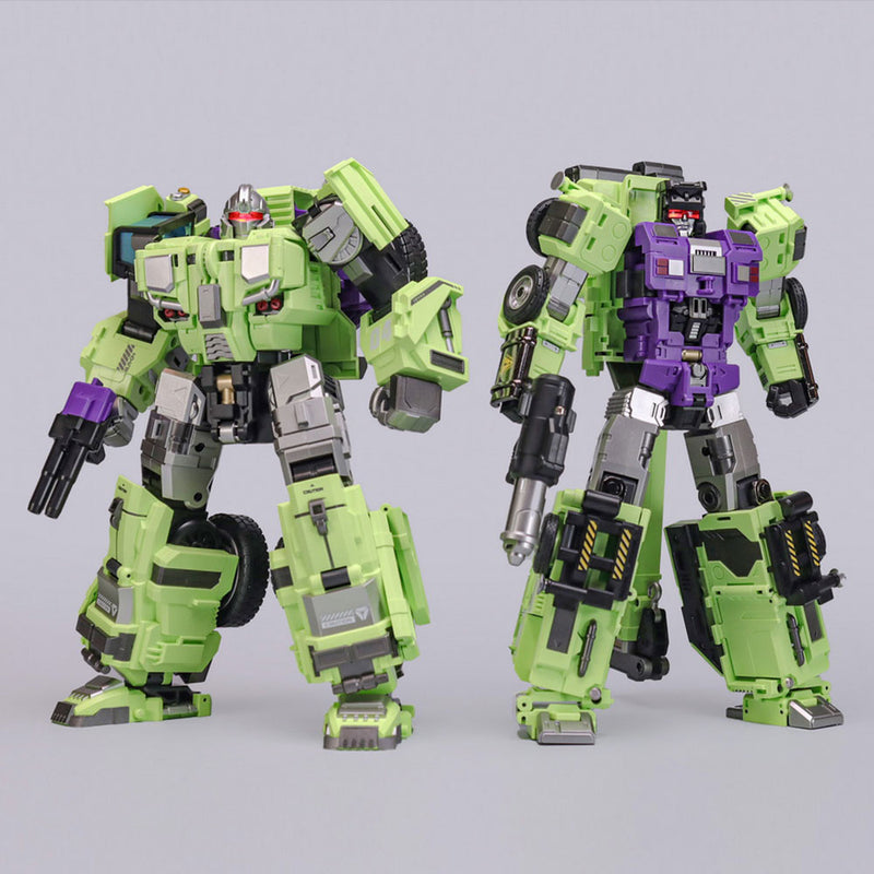 Conjunto de 2 ganchos y botín de construcción pesada de la Legión Gigante Mecha Invasion GLA03 y GLA04
