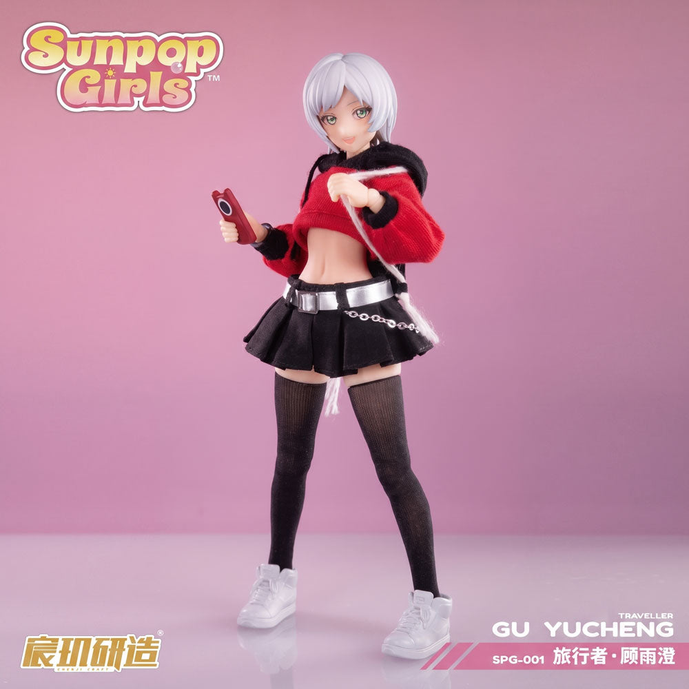 CHENJI Craft Sunpop Girls SPG-001 Gu Yucheng (Traveler) 1/12 Scale Action Figure (With Bonus)