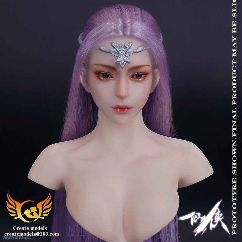 Createmodels 1/6 Fairy Hero Series Female Head (D-06A)