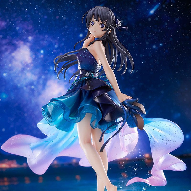 [Pre-pedido] Figura SSFigure Rascal Does Not Dream of Bunny Girl Senpai Mai Sakurajima (Starry Dress Ver.) Figura a escala 1/7