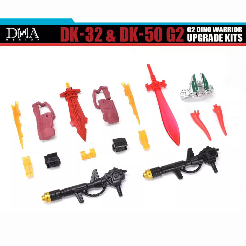 DNA Design DK32 & DK50 Upgrade Kits for G2 Dino Warrior