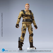 HIYA Exquisita Mini Serie 1/18 Escala 4 pulgadas GIJoe Dusty Figura de acción