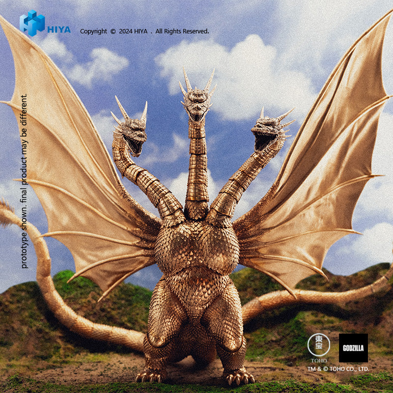 HIYA Exquisite Basic Series, kein Maßstab, 10 Zoll, Godzilla vs. King Ghidorah, King Ghidorah Actionfigur