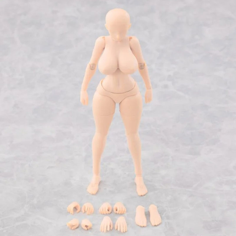 K-Toys 1/12 KT02A Japanese Anime Style Plump Female Body White Skin Version