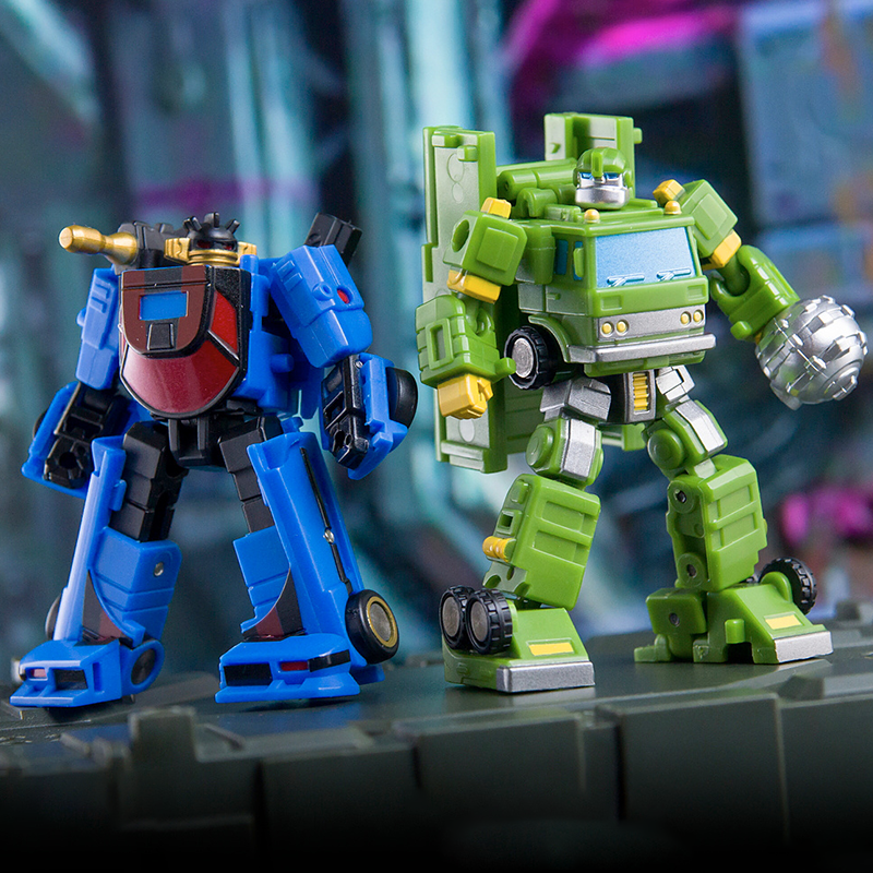 Dr.Wu &amp; Mechanic Studio DW-E33 Hammer Bulkhead &amp; DW-E30M Iron Jack Wheeljack, Version mit zerbrochenem Glas, 2er-Set