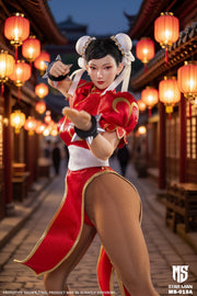Star Man 1/6 MS-015A Luchadora femenina Chun-li Versión Roja