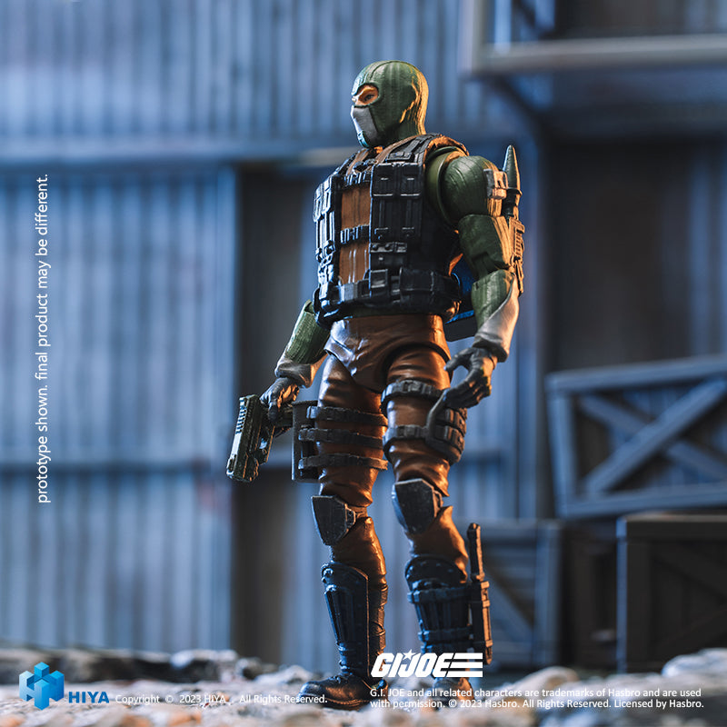 HIYA Exquisite Mini-Serie, 1/18, 4 Zoll, GIJoe Beach Head Actionfigur