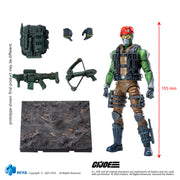 HIYA Exquisita Mini Serie 1/18 Escala 4 pulgadas GIJoe Beach Head Figura de acción