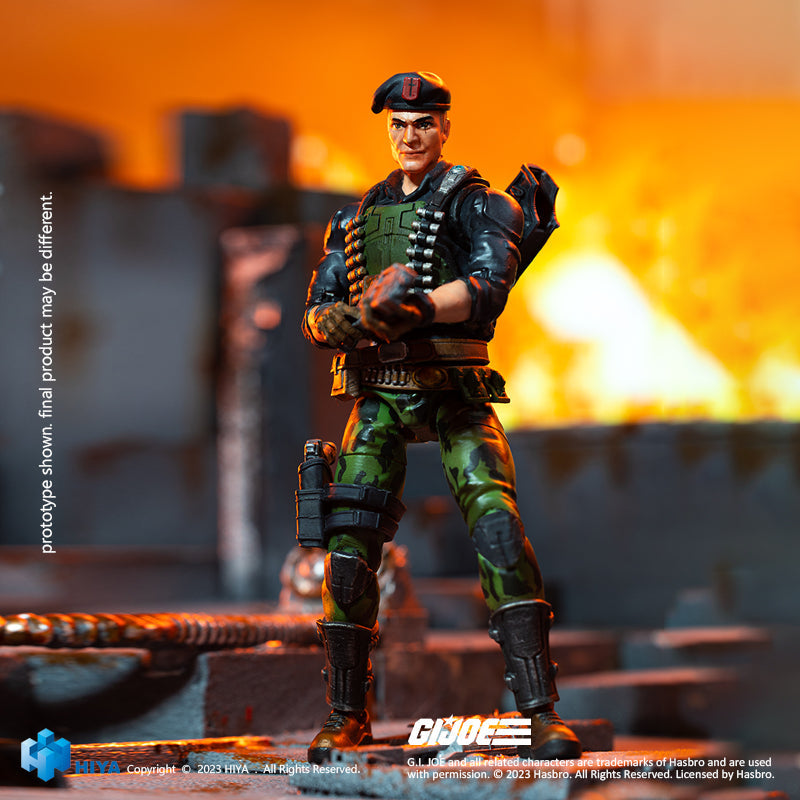 HIYA Exquisite Mini-Serie, 1/18, 4 Zoll, GIJoe Flint Actionfigur