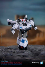 Juego de 2 patrulleros Dr.Wu DW-E43 Patrolman Prowl y DW-E44 Grasshopper Kickback
