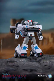 Juego de 2 patrulleros Dr.Wu DW-E43 Patrolman Prowl y DW-E44 Grasshopper Kickback