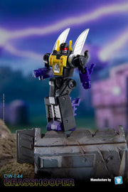 Juego de 2 patrulleros Dr.Wu DW-E43 Patrolman Prowl y DW-E44 Grasshopper Kickback