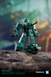 Conjunto de 2 tanques Dr.Wu DW-E40G Green Tank Warpath y DW-E42 Shi Fu Alpha Trion