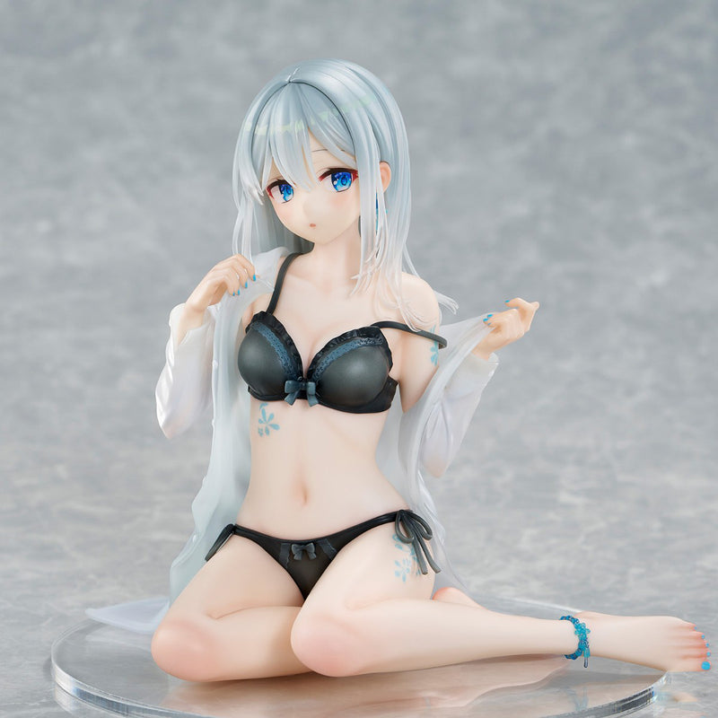 Figura de Okigae Ginpatsu-chan (versión limitada de disfraz de Sky Blue Morning) con ilustración de Fuumi de Union Creative