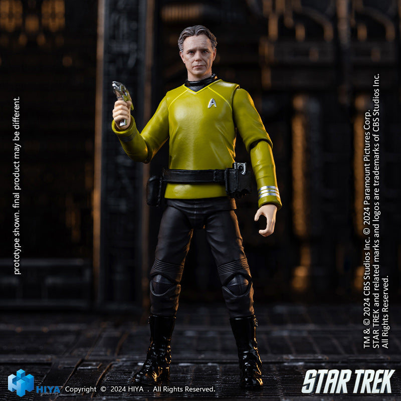[Pedido anticipado] Figura de acción de Pike de STAR TREK 2009, escala 1/18, serie HIYA Exquisite Mini, de 4 pulgadas 