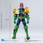 HIYA Exquisita Mini Serie 1/18 Escala 4 pulgadas JUDGE DREDD Mirada al puño de Dredd Figura de acción