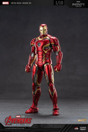 Figura de Iron Man Mark 45 a escala 1/10 con licencia de Marvel de ZT Toys