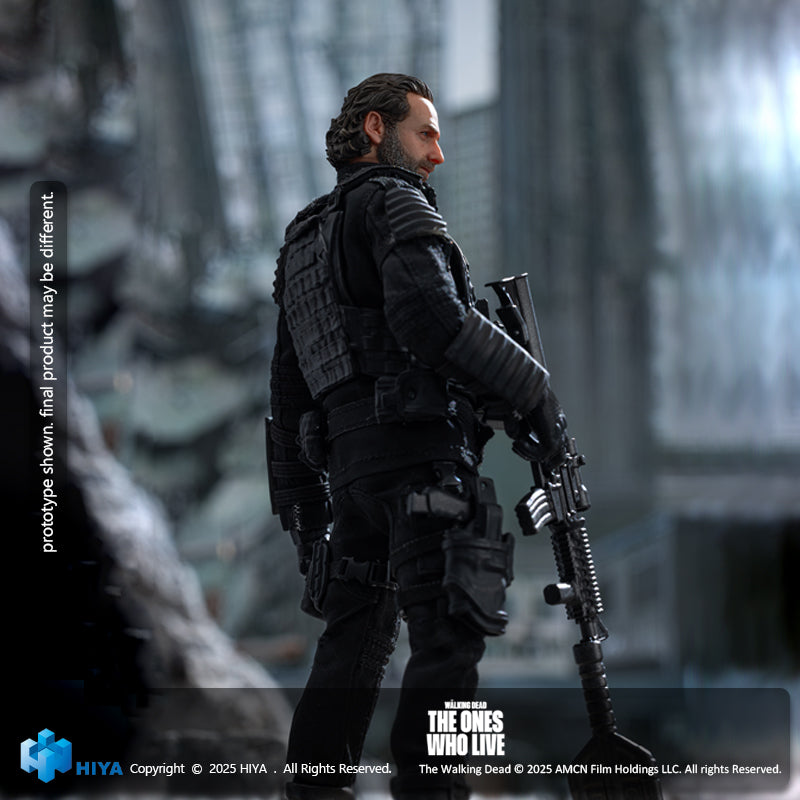 [Reserva] Hiya The Walking Dead: The Ones Who Lived Exquisite Super Series Rick Grimes Figura de acción exclusiva a escala 1/12 PX Previews 