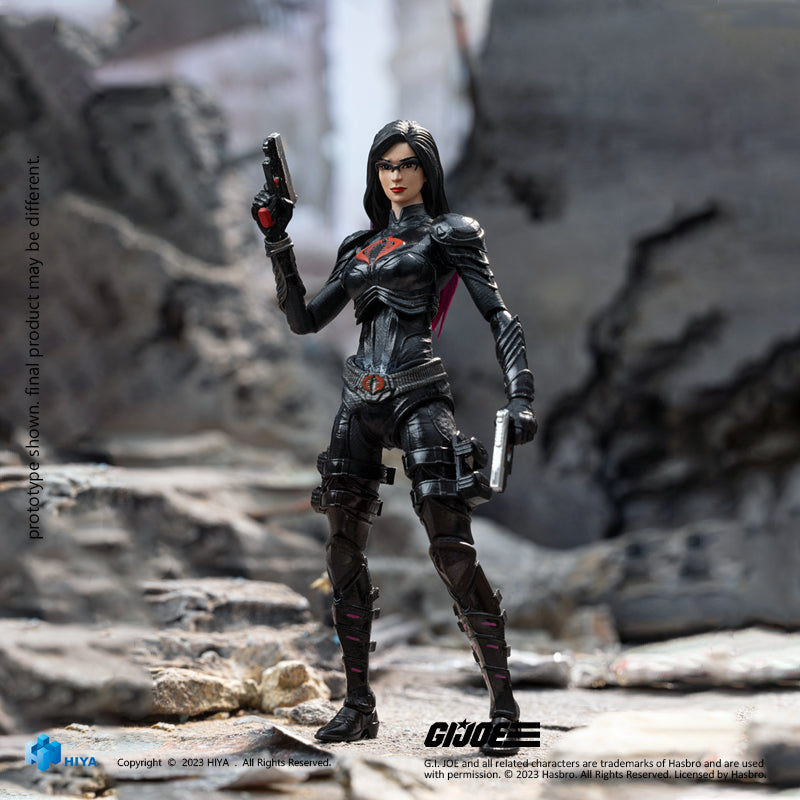HIYA Exquisite Mini-Serie, 1/18, 4 Zoll, GIJoe Baroness Actionfigur