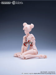 Romankey X COWL 1/12 Super Action Girl Cuerpo sólido Piel blanca